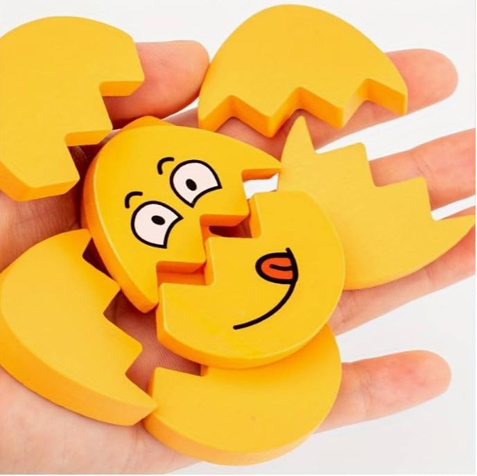 Wooden Emoji Egg Matching Game β Double-Sided with 15 Cards (30 Themes)