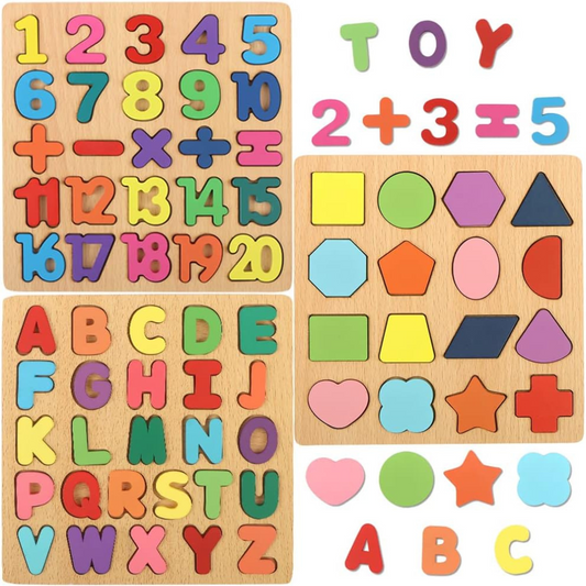 3D Capital Alphabets, Numbers, and Shapes