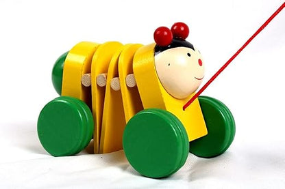 Wooden Caterpillar Car (Pack of 1)