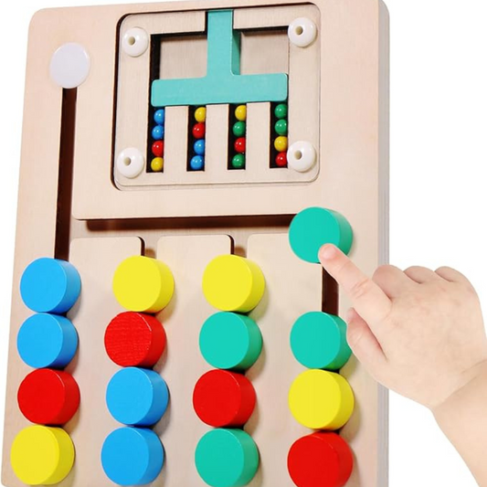 Slide Puzzle Matching Games (4 Color Sorting)