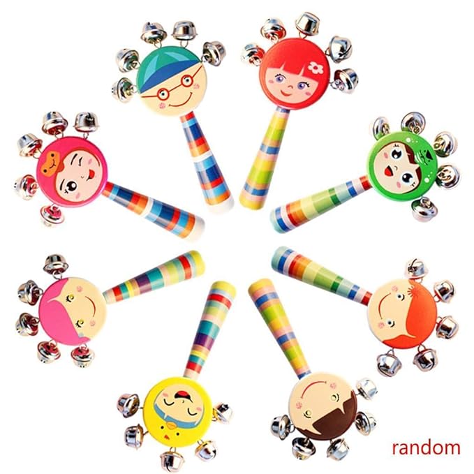 Wooden Smile Rattle (Pack of 1)