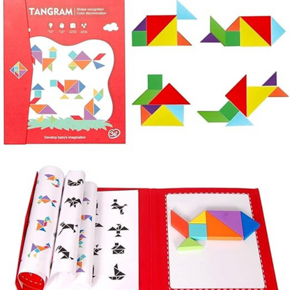 Wooden Tangram Senior Brain Booster Game