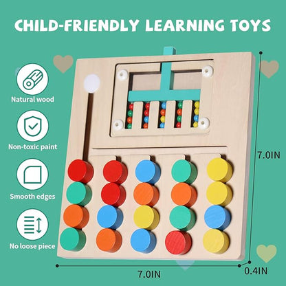 Color Slide Puzzle Matching Game (5 Color Sorting)