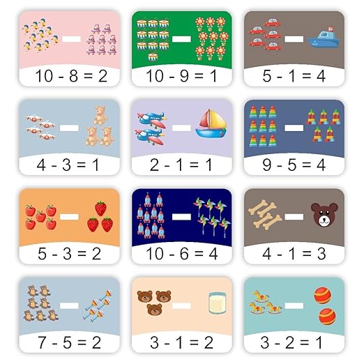 Wooden Montessori Math Master (25 Flash Cards)