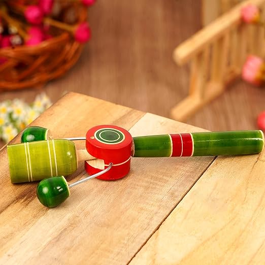 Wooden Kit-KIT Rattle (Pack of 1)