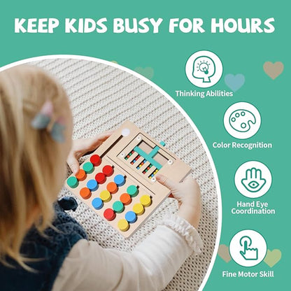 Color Slide Puzzle Matching Game (5 Color Sorting)