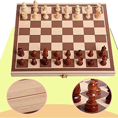 Wooden Chess Board Set (11 x11 inch)