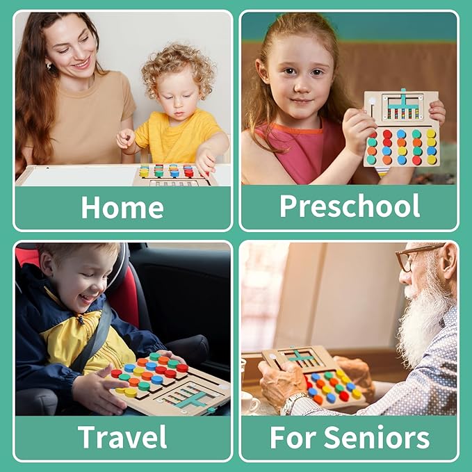 Color Slide Puzzle Matching Game (5 Color Sorting)