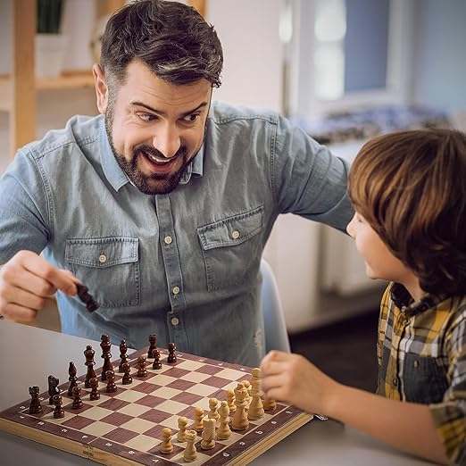 Wooden Chess Board Set (11 x11 inch)