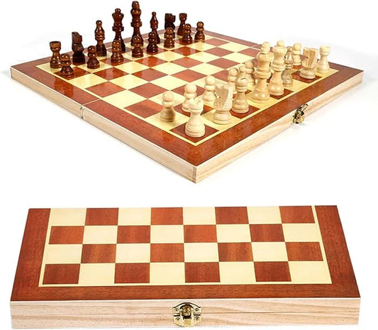 Wooden Chess Board Set (11 x11 inch)